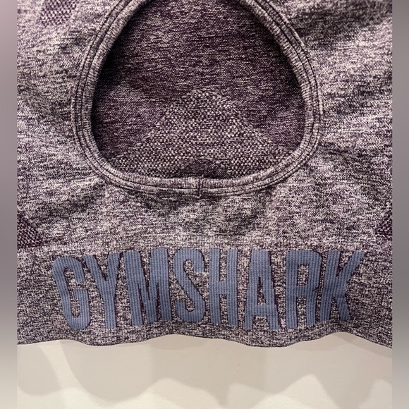 Gymshark Flex Sports Long Sleeve Crop Top Purple Women’s Small - Picture 4 of 7